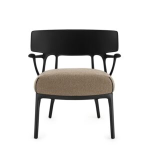 кресло kartell a.i. lounge boucle taupe