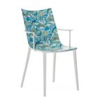 стол kartell h.h.h. graphic impression white lapis