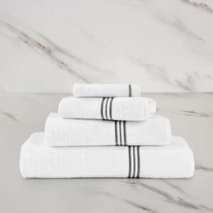 комплект хавлиени кърпи frette triplo bourdon white slate grey