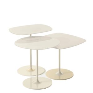 комплект помощни маси kartell thierry white
