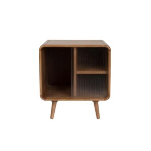 помощна маса zuiver rise walnut brown