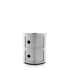 шкаф kartell componibili metal 2 elements chromed