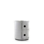 шкаф kartell componibili metal 2 elements chromed