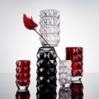 ваза baccarat louxor round s red