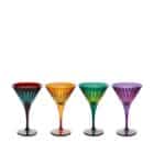 чаши l'objet prism martini assorted x4