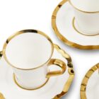 чаши за кафе pols potten golden finds сет 4 броя
