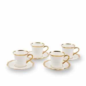 чаши за кафе pols potten golden finds сет 4 броя