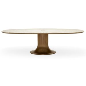 трапезна маса giorgetti mizar oval marble
