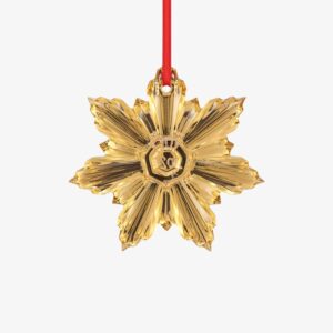 коледна украса baccarat noel palmette gold 2025