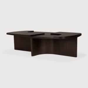маса за кафе ethnicraft brutalist mahogany rose brown