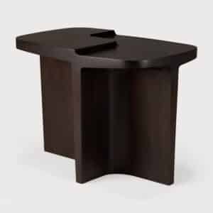 помощна маса ethnicraft brutalist mahogany rose brown