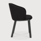 стол ethnicraft unda dining oak black