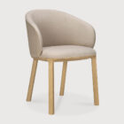 стол ethnicraft unda dining oak salt