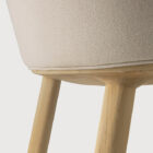 стол ethnicraft unda dining oak salt