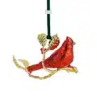 Cardinal Glass Ornament by Michael Aram