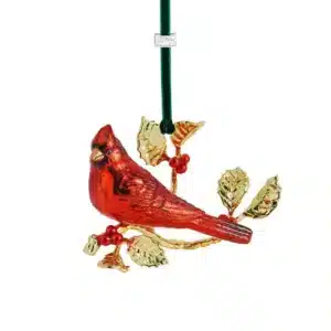 Cardinal Glass Ornament by Michael Aram