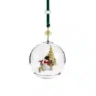 Snowman and Forest Friends Snow Globe Ornament by Michael Aram
