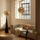 пендант tom dixon whirl medium gold