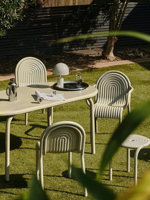 стол tom dixon groove putty armchair