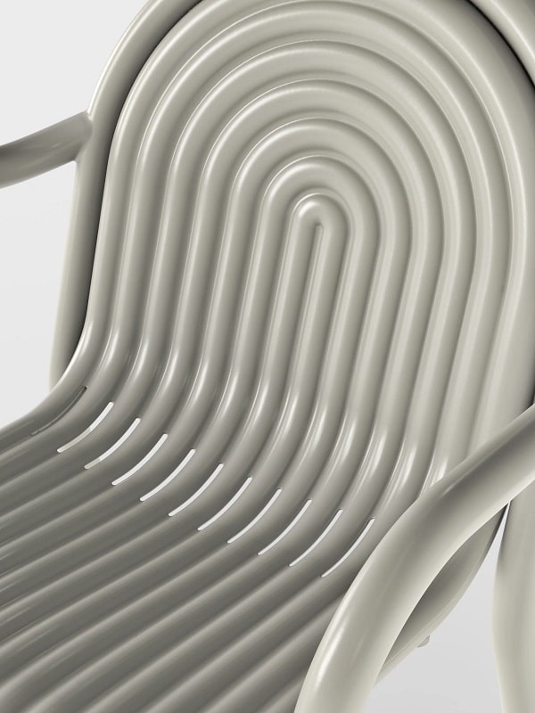 стол tom dixon groove putty armchair