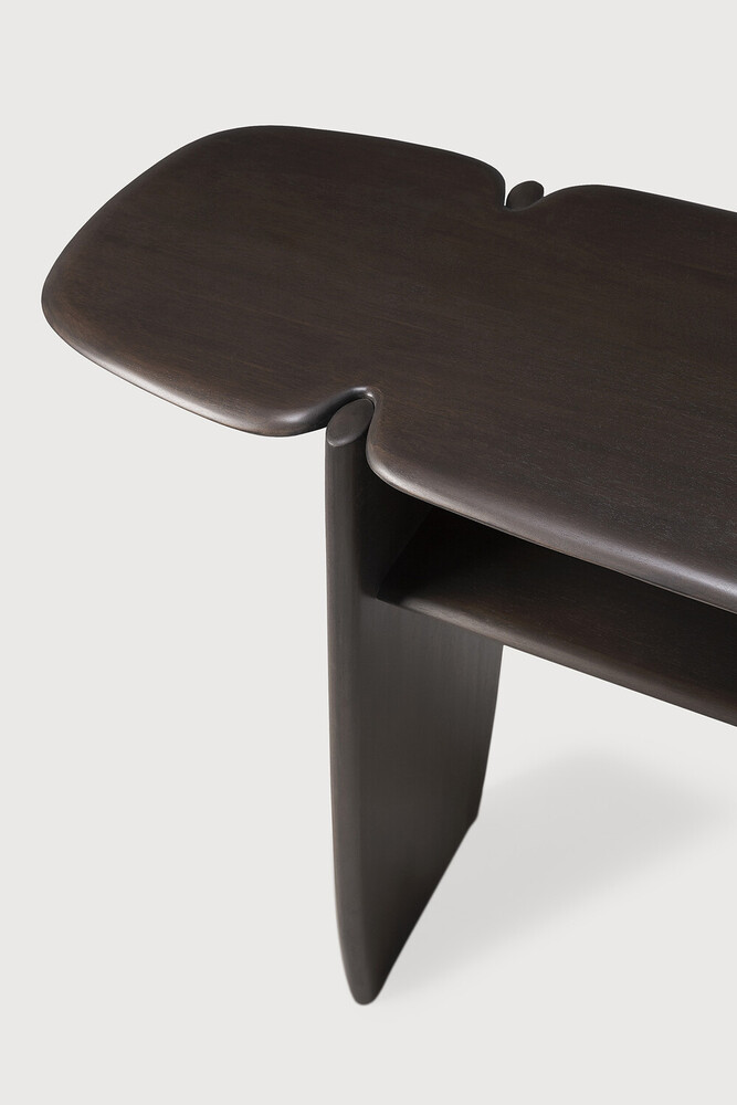 конзолна маса ethnicraft pi mahogany dark brown