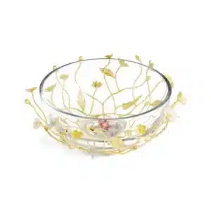 СТЪКЛЕНА КУПА WILDFLOWERS LARGE BOWL MICHAEL ARAM