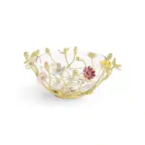 СТЪКЛЕНА КУПА С ЛЪЖИЦА WILDFLOWERS SMALL BOWL MICHAEL ARAM