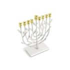 свещник michael aram pomegranate silver and gold menorah