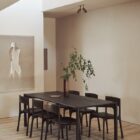 трапезна маса ethnicraft pi teak dark brown 220