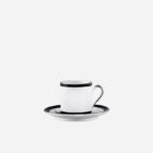 чаша за кафе с чинийка dolce and gabbana zebra busto porcelain espresso set