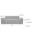 диван zuiver bor 2.5 seater grey