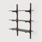 етажерка за стена ethnicraft pi 3 shelves mahogany