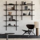 етажерка за стена ethnicraft pi 3 shelves mahogany