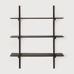 етажерка за стена ethnicraft pi 3 shelves mahogany