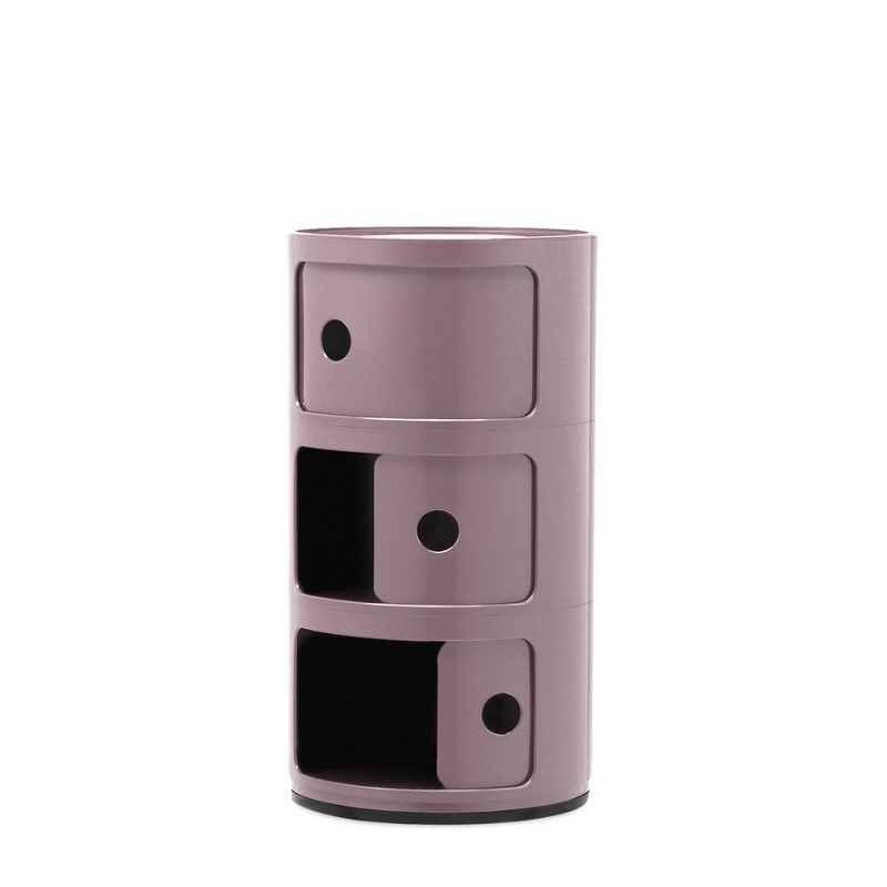 шкаф kartell componibili new colors 3 elements muave