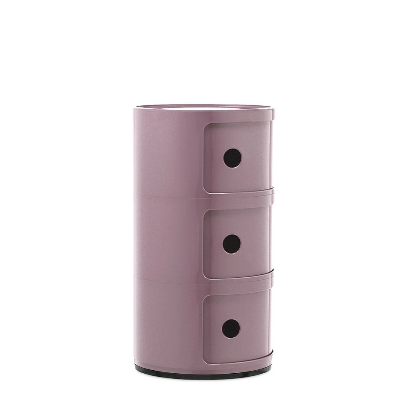 шкаф kartell componibili new colors 3 elements muave