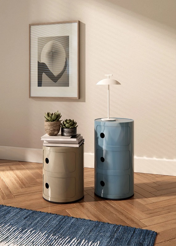 шкаф kartell componibili new colors 3 elements muave