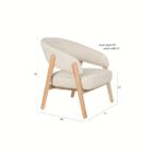 кресло zuiver bright beige