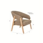 кресло zuiver bright brown