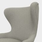 кресло tom dixon wingback micro grey white kvadrat elle boucle 0230