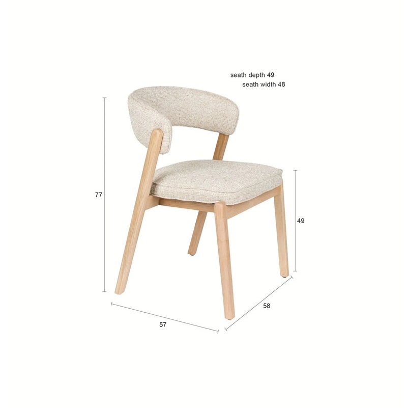 стол zuiver bright beige