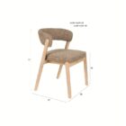 стол zuiver bright brown