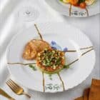 чиния за основно seletti kintsugi 03 blue