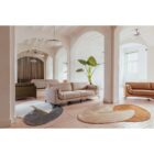 диван zuiver balcony 3 seater caramel
