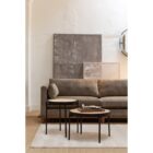 диван zuiver blossom 4.5 seater walnut moss