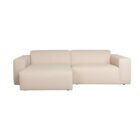 диван zuiver milka 3 seater left sand
