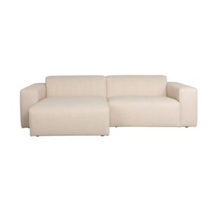 диван zuiver milka 3 seater left sand