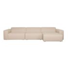 диван zuiver milka 4.5 seater right sand