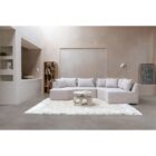 диван zuiver prosper 4.5 seater right sand