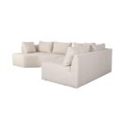 диван zuiver prosper 4.5 seater right sand